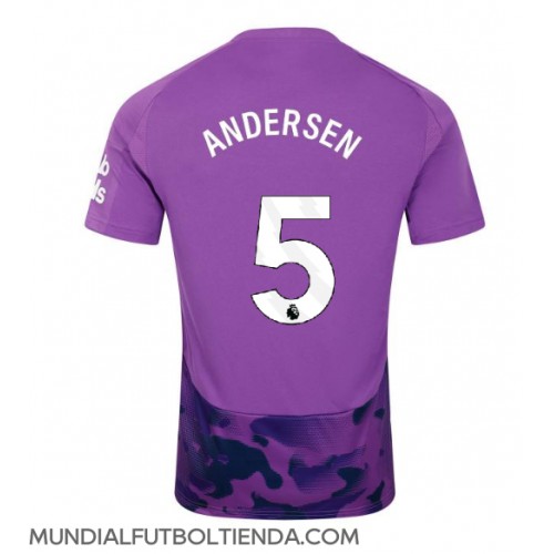 Camiseta Fulham Joachim Andersen #5 Tercera Equipación Replica 2024-25 mangas cortas